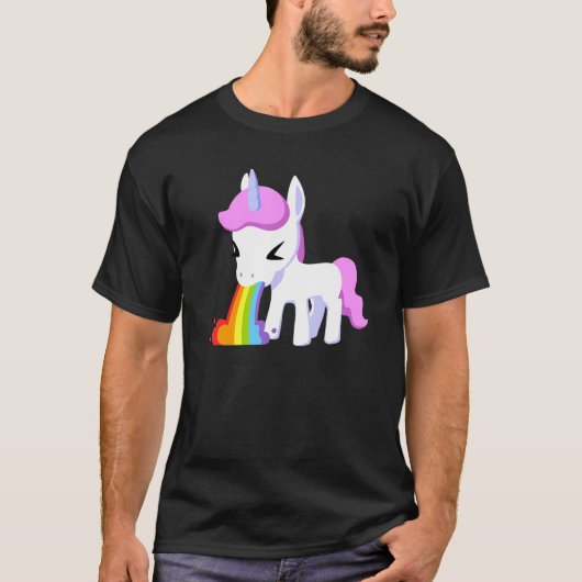 Unicorns Liebe Anim T-Shirt (Vorderseite)