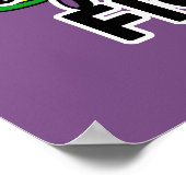 Unicorns Magisch Fictichte Funny Poster (Ecke)