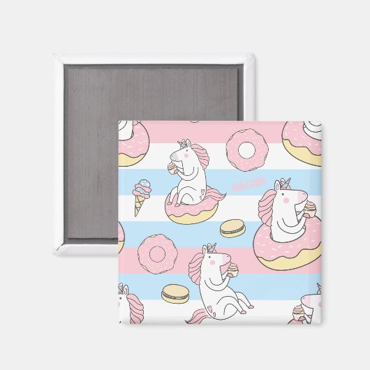 Unicorns Magnet (Vorderseite/Rückseite)