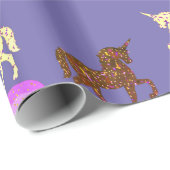 Unicorns Masters Donuts Geschenkpapier (Rolleneckpunkt)