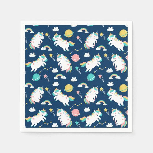 Unicorns Napkins Serviette (Vorderseite)