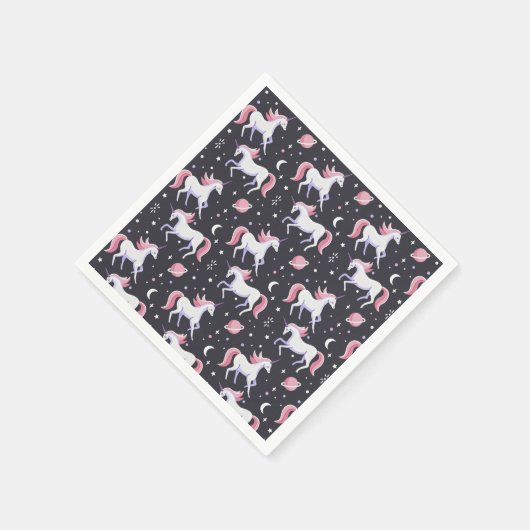 Unicorns Napkins Serviette (Ecke)