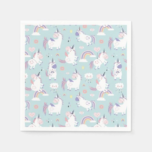 Unicorns Napkins Serviette (Vorderseite)