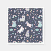 Unicorns Napkins Serviette (Vorderseite)