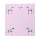 Unicorns Notizblock (Vorderseite)