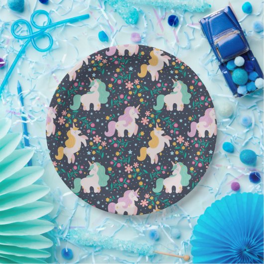 Unicorns Pappteller (Party)