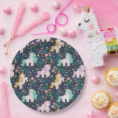 Unicorns Pappteller (Party)