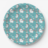 Unicorns Pappteller (Vorderseite)