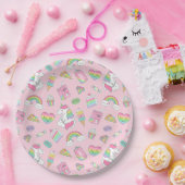 Unicorns Pappteller (Party)