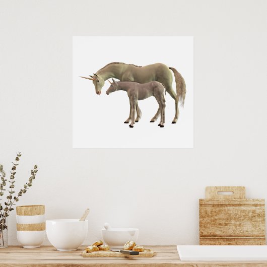 Unicorns Poster (Küche)