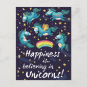 Unicorns Postkarte (Vorderseite)