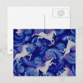 Unicorns Postkarte (Vorne/Hinten)