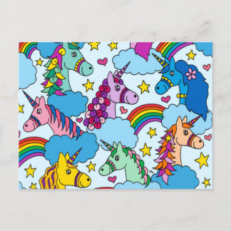 Unicorns Postkarte