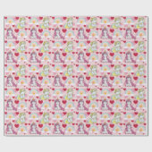 Unicorns, Rainbows and Hearts Pattern Geschenkpapier (Flach)