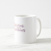 Unicorns & Rainbows Mug Kaffeetasse (VorderseiteRechts)