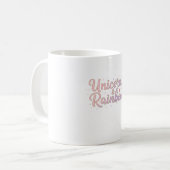 Unicorns & Rainbows Mug Kaffeetasse (Vorderseite Links)