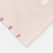 Unicorns Rainbows: Pastellzauberer Hintergrund. Fleecedecke (Ecke)