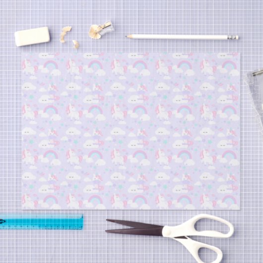 Unicorns & Rainbows Seidenpapier (Handwerk)