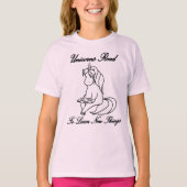 Unicorns Read to Learn New Things T - Shirt - BL (Vorderseite)