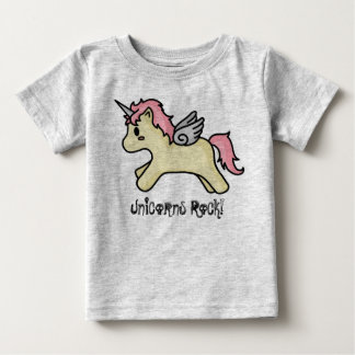 Unicorns Rock [Pink] Säugling Strampler