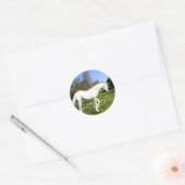 Unicorns Runder Aufkleber (Umschlag)