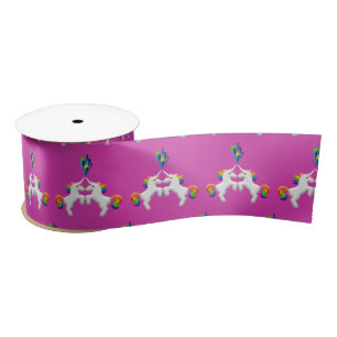 Unicorns Satinband
