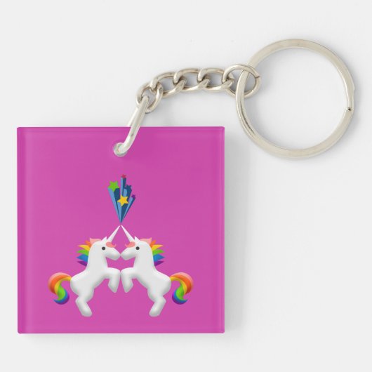 Unicorns Schlüsselanhänger (Rückseite)