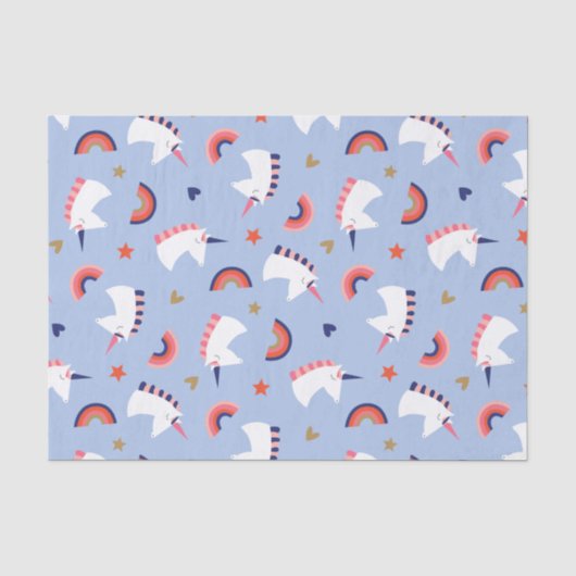 Unicorns Seidenpapier (Vorderseite)