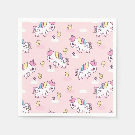 Unicorns Serviette (Vorderseite)