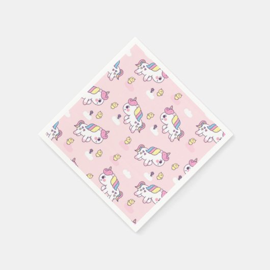 Unicorns Serviette (Ecke)