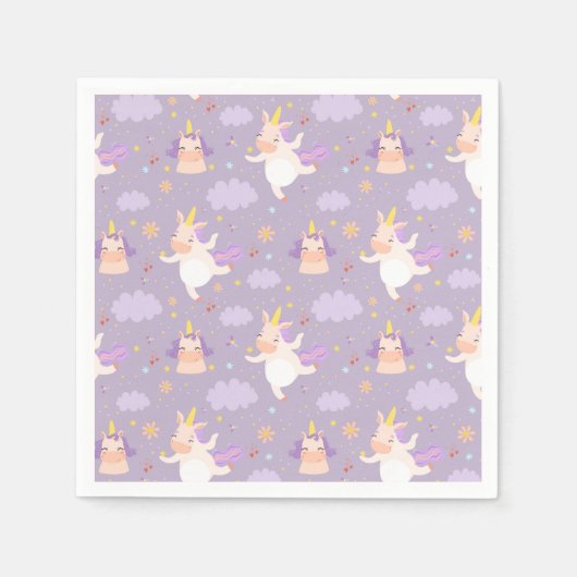 Unicorns Serviette (Vorderseite)