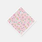 Unicorns Serviette (Ecke)