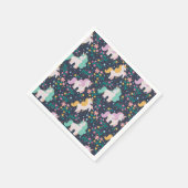 Unicorns Serviette (Ecke)