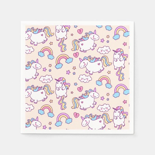 Unicorns Serviette (Vorderseite)