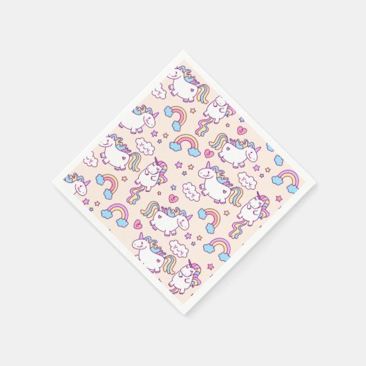 Unicorns Serviette (Ecke)