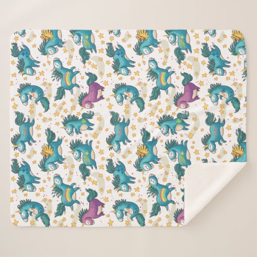 Unicorns Sherpadecke (Vorderseite (Horizontal))