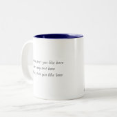 Unicorns Siluet Tasse (Vorderseite Links)