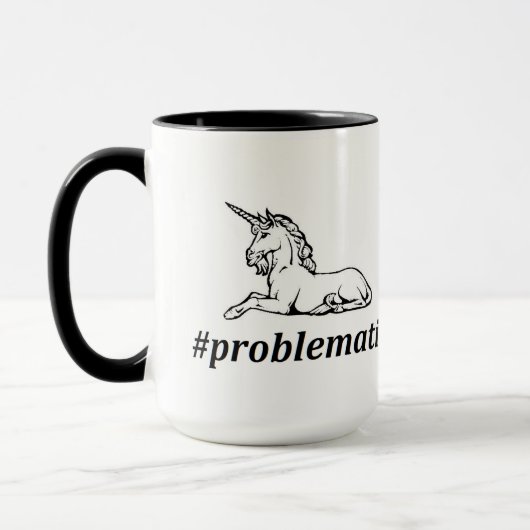 Unicorns sind problematische Tasse (Links)