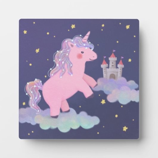 Unicorns Traumfantasy-Illustration Fotoplatte (Vorderseite)