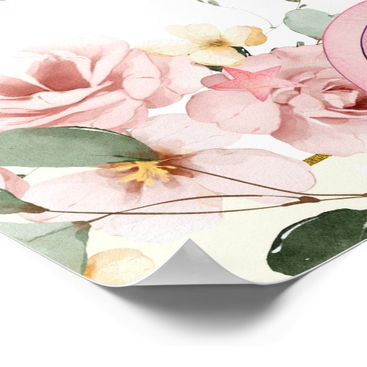 Unicorns und Dinosaurier Joint Sibling Welcome Sig Poster (Ecke)