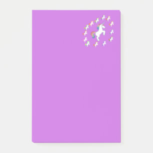 Unicorns Unicorn und mehr mehrfarbige Unicorn Post-it Klebezettel