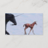 Unicorns Visitenkarte (Rückseite)