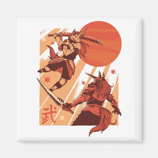 Unicorns Warriors Magnet (Vorne)