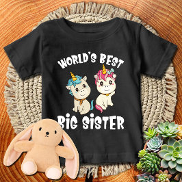 Unicorns weltbeste große Schwester | WHTXT Baby T-shirt