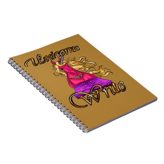 Unicorns Write Notizblock (Rechte Seite)