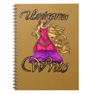 Unicorns Write Notizblock
