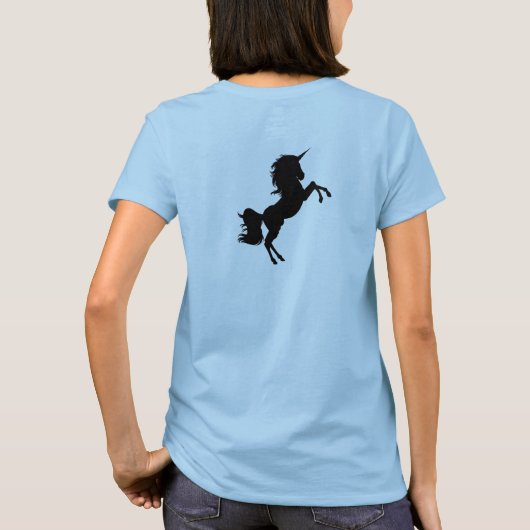 Unicornträumer-Shirt T-Shirt (Rückseite)