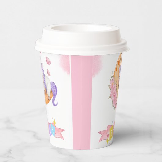 Unicoron Baby Duwer Paper Cups Pappbecher (Rechts)