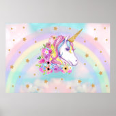 Unicoron-Background-Poster Poster (Vorne)