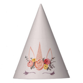 Unicoron Blume Wreath Party Hat Partyhütchen